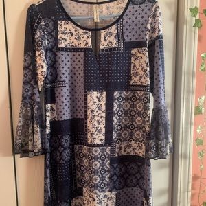 Silky material dresses